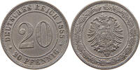 20 PFENNIG 1888 G KAISERREICH  SS