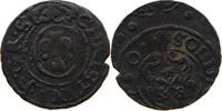 SCHILLING SOLIDUS 1650 LIVONIA Christina (1632-1654) SS