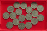 EGYPT 5 MILLIEMES COLLECTION LOT EGYPT 5 MILLIEMES 18PC 87G -