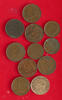 LUXEMBOURG COLLECTION LOT LUXEMBOURG 5 10 CENTIMES 11PC 40G -