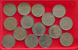 TURKEY 2 1/2 LIRA COLLECTION LOT TURKEY 2 1/2 LIRA 15PC 150G -