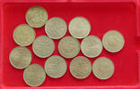 TURKEY 2500 LIRA COLLECTION LOT TURKEY 2500 LIRA 13PC 122G -