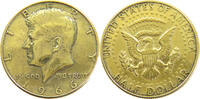 UNITED STATES OF AMERICA HALF 1/2 DOLLAR KENNEDY GOLD PLATED -