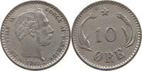 DENMARK 10 ÖRE Christian IX. (1863-1906) -