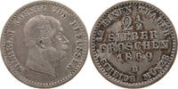 BRANDENBURG PREUSSEN 2 1/2 GROSCHEN 1869 B Wilhelm I. (1861-1888) SS
