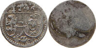 Salzburg Erzbistum Einseitiger Pfennig Jakob Ernst von Liechtenstein, 1745 - 1747 Selten -