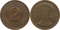 WEIMARER REPUBLIK 2 RENTENPFENNIG -