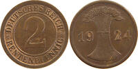 WEIMARER REPUBLIK 2 RENTENPFENNIG -