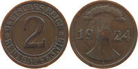 WEIMARER REPUBLIK 2 RENTENPFENNIG DIE ERROR -