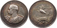 KAISERREICH MEDAILLE Silbermedaille o.J. (unsigniert) Prämie des Verbands Deutscher Brieftauben -