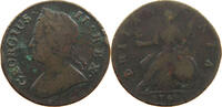 GREAT BRITAIN HALFPENNY George II. 1727-1760. -