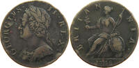 GREAT BRITAIN HALFPENNY George II. 1727-1760. -