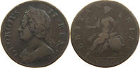 GREAT BRITAIN HALFPENNY George II. 1727-1760. -