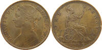 GREAT BRITAIN PENNY Victoria 1837-1901 -