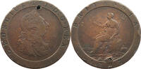 GREAT BRITAIN PENNY GEORGE III. 1760-1820 CARTWHEEL -
