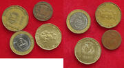 DOMINICAN REPUBLIC COLLECTION LOT DOMINICAN REPUBLIC 4PC 23G -