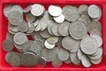 WORLD ONLY AL COLLECTION LOT WORLD EUROPE ONLY ALUMINIUM COINS 110PC 125G -