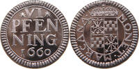 MARCANA 6 PFENNIG RESTRIKE COPY NACHPRÄGUNG -