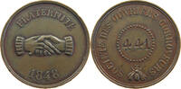 FRANCE MEDAILLE MEDAILLE 1848 SOCIETE DES OUVRIERS CORROYEURS -