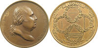 FRANCE MEDAILLE Restoration of the Four Academies. Andrieu Puymaurin, director 1816 -
