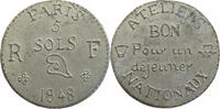FRANCE MEDAILLE MEDAILLE PARIS 5 SOLS 1848 -