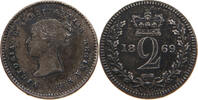 GREAT BRITAIN 2 PENCE Victoria 1837-1901 MAUNDY -
