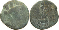 GREECE ANCIENT CILICIA AE TARSOS 164-27BC TYCHE / SANDAN -