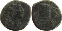 GREECE ANCIENT PONTOS AE PONTOS AMISOS 85-65 BC DIONYSOS CISTA MYSTICA -