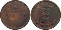GUERNSEY 2 DOUBLES 1874 Victoria 1837-1901 SS
