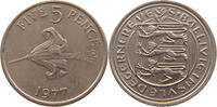 GUERNSEY 5 PENCE 1977 Victoria 1837-1901 SS