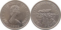 JERSEY 10 PENCE Elizabeth II. (1952-2022) -