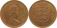 JERSEY NEW PENNY Elizabeth II. (1952-2022) -