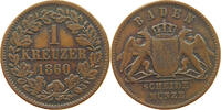 BADEN DURLACH KREUZER Friedrich I. Großherzog (1852-1907) -