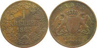 BADEN DURLACH KREUZER Friedrich I. Großherzog (1852-1907) -