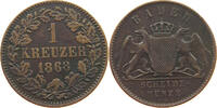 BADEN DURLACH KREUZER Friedrich I. Großherzog (1852-1907) -
