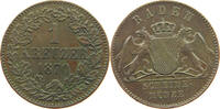 BADEN DURLACH KREUZER Friedrich I. Großherzog (1852-1907) -