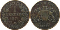 BADEN DURLACH KREUZER Friedrich I. Großherzog (1852-1907) -