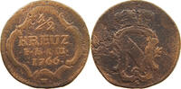 BADEN DURLACH 1/2 KREUZER Karl Friedrich 1738-1806 -