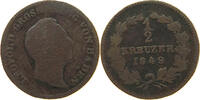 BADEN DURLACH 1/2 KREUZER Leopold 1830-1852 -