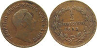 BADEN DURLACH 1/2 KREUZER Leopold 1830-1852 -
