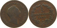 BADEN DURLACH 1/2 KREUZER Leopold 1830-1852 -