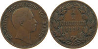 BADEN DURLACH 1/2 KREUZER Friedrich I. Großherzog (1852-1907) -
