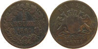 BADEN DURLACH 1/2 KREUZER Friedrich I. Großherzog (1852-1907) -