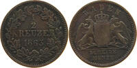 BADEN DURLACH 1/2 KREUZER Friedrich I. Großherzog (1852-1907) -