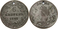 BADEN DURLACH 1/2 KREUZER Leopold 1830-1852 -