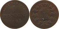 BAYERN PFENNIG Maximilian II. Joseph (1848-1864) -