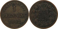 BAYERN PFENNIG Maximilian II. Joseph (1848-1864) -
