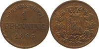BAYERN PFENNIG Maximilian II. Joseph (1848-1864) -