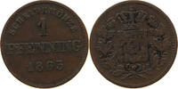 BAYERN PFENNIG Maximilian II. Joseph (1848-1864) -