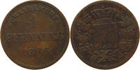 BAYERN PFENNIG Maximilian II. Joseph (1848-1864) -